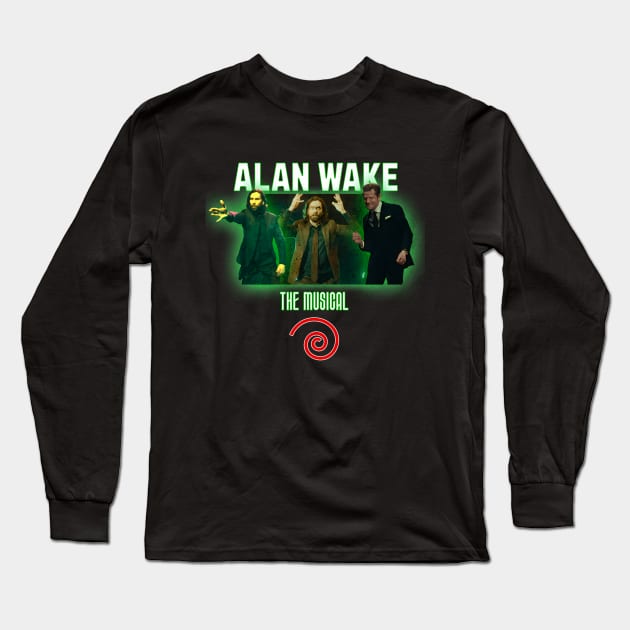 Alan Wake 2 : The musical inspired Design Long Sleeve T-Shirt by Dark Mark Designs